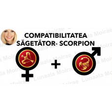 Compatibilitatea Sagetator  - Scorpion  în dragoste si casatorie